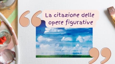 Citazione opere figurative